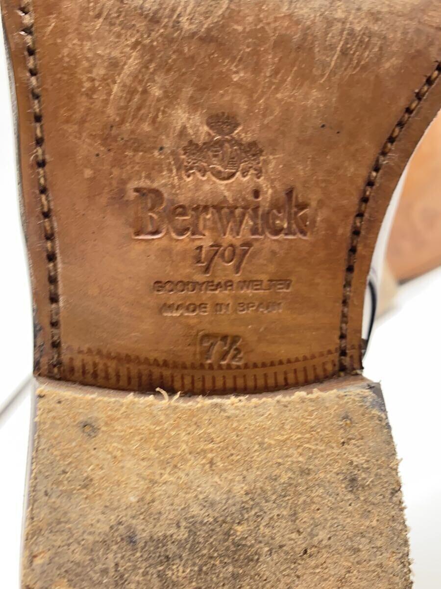 Berwick◆ブーツ/UK7.5/BLK/レザー/150162_画像5