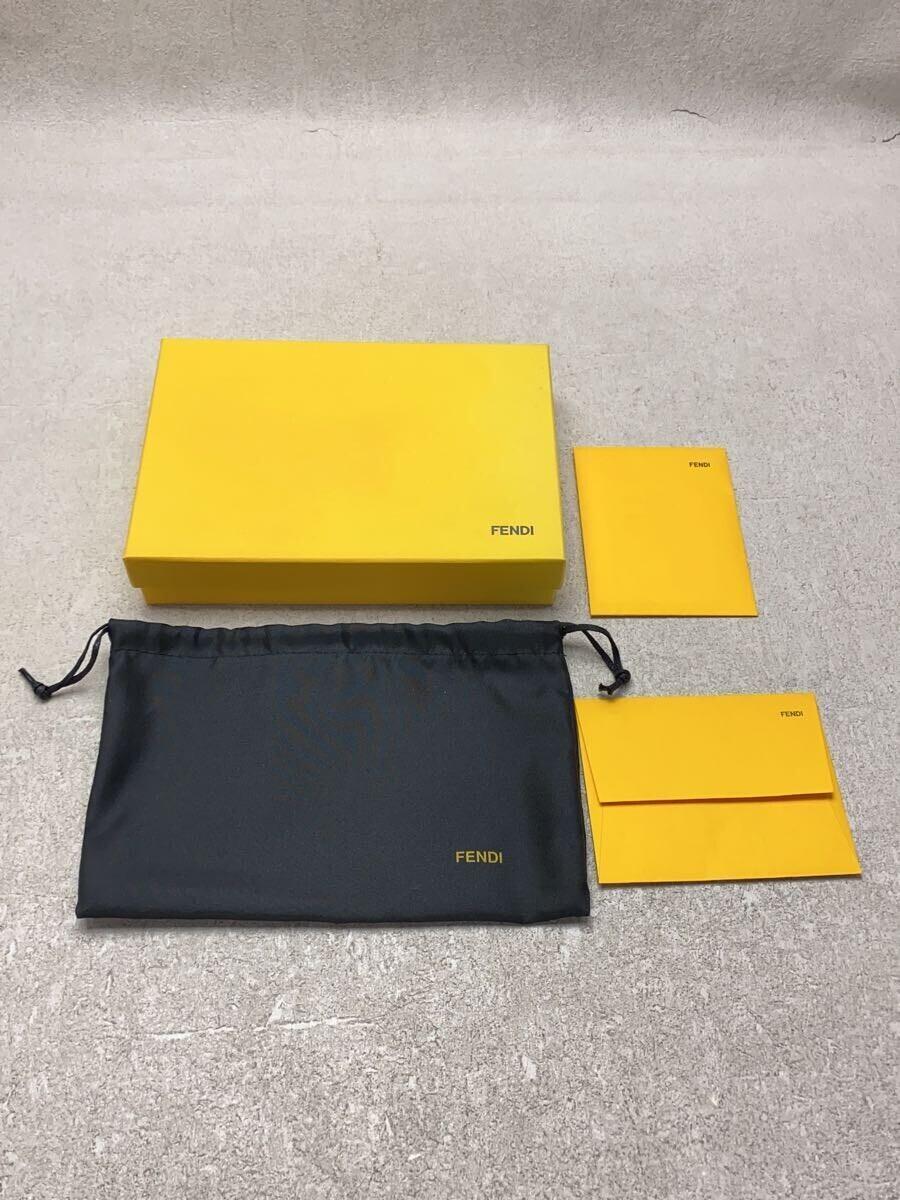 FENDI◆長財布/-/BRW/ストライプ/レディース/8M0024_画像7