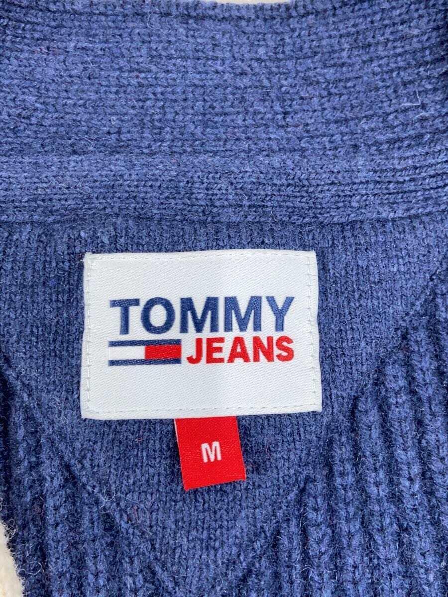 TOMMY JEANS◆カーディガン(厚手)/M/ナイロン/マルチカラー/DM0DM11734_画像3