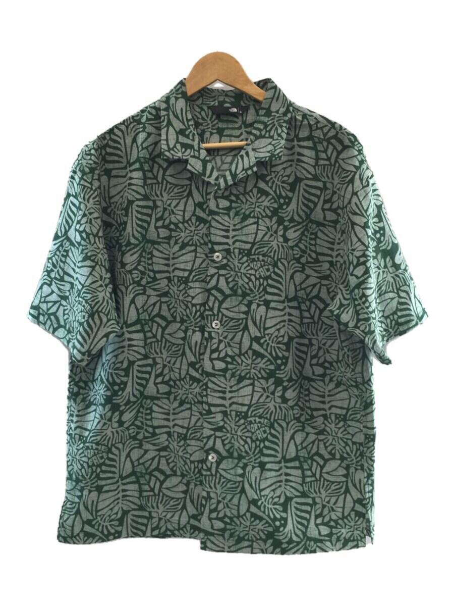 THE NORTH FACE◆23SS/Aloha Vent S/S Shirt/半袖シャツ/XL/ポリエステル/グリーン/NR22330