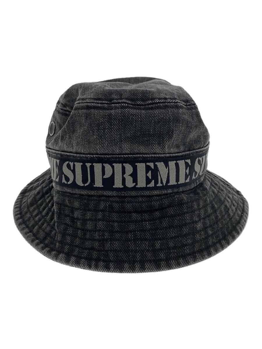 Supreme◆ハット/-/コットン/GRY/無地/メンズ