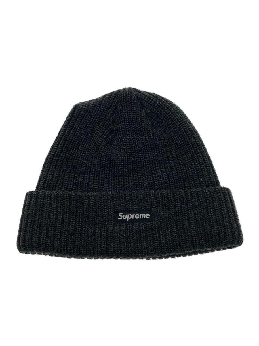 Supreme◆SMALL BOX LOGO/ニットキャップ/-/アクリル/GRY/無地/メンズ