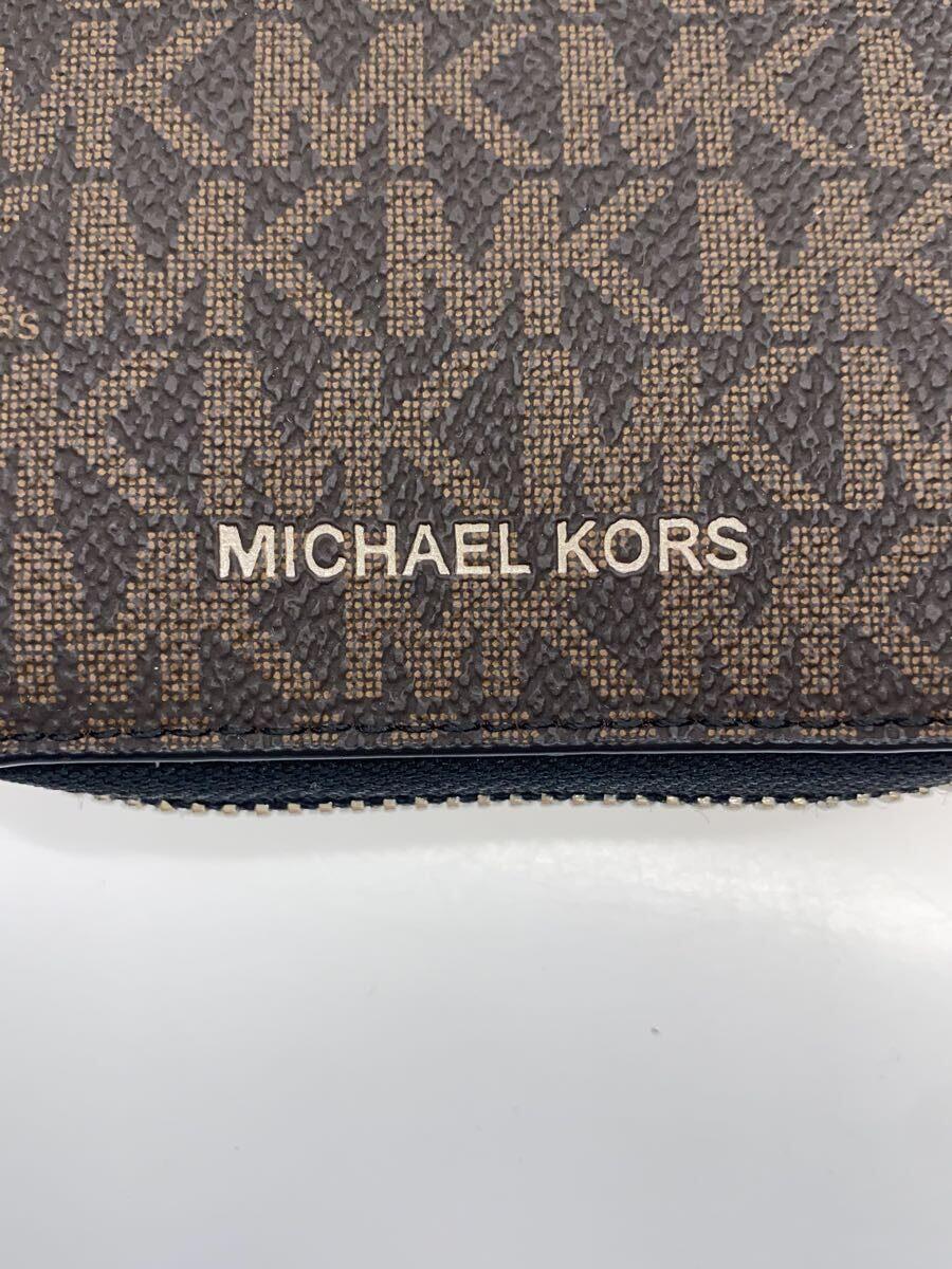 MICHAEL KORS◆長財布/-/BRW/総柄/メンズ/36U9MCRE3B_画像3