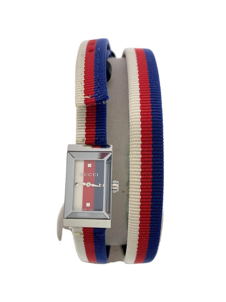 輝く高品質な 9486円 GUCCI◇Gフレームトリプルループウォッチ/クォーツ腕時計 その他