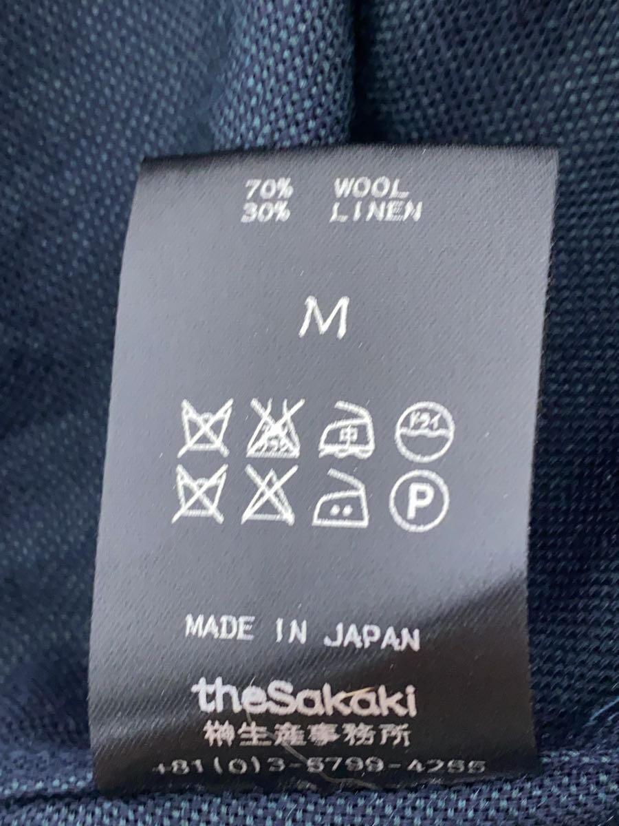 THE SAKAKI◆ジャケット/M/ウール/NVY_画像3