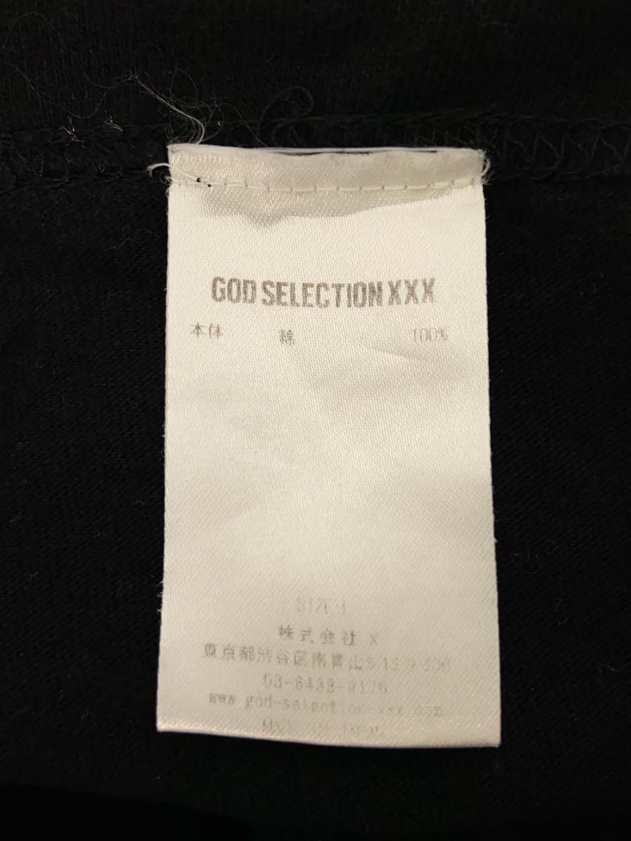 GOD SELECTION XXX◆長袖Tシャツ/L/コットン/BLK_画像5