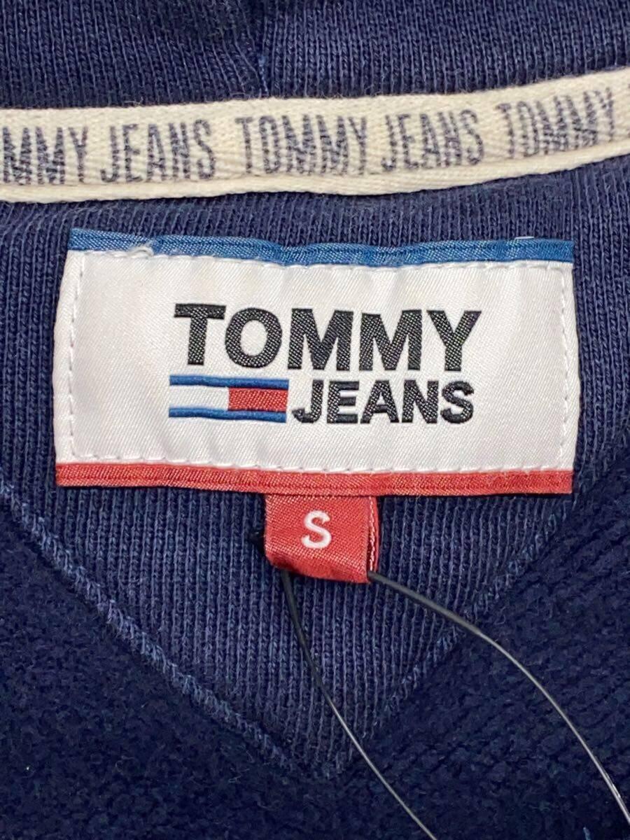 TOMMY JEANS◆パーカー/S/コットン/NVY/無地_画像3