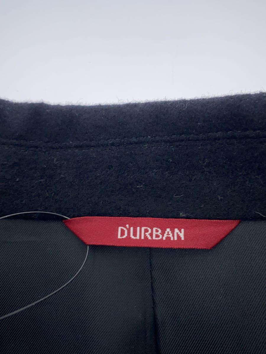 DURBAN◆ダーバン/チェスターコート/-/ウール/BLK/無地/D851851-99/タスマニアウール_画像3