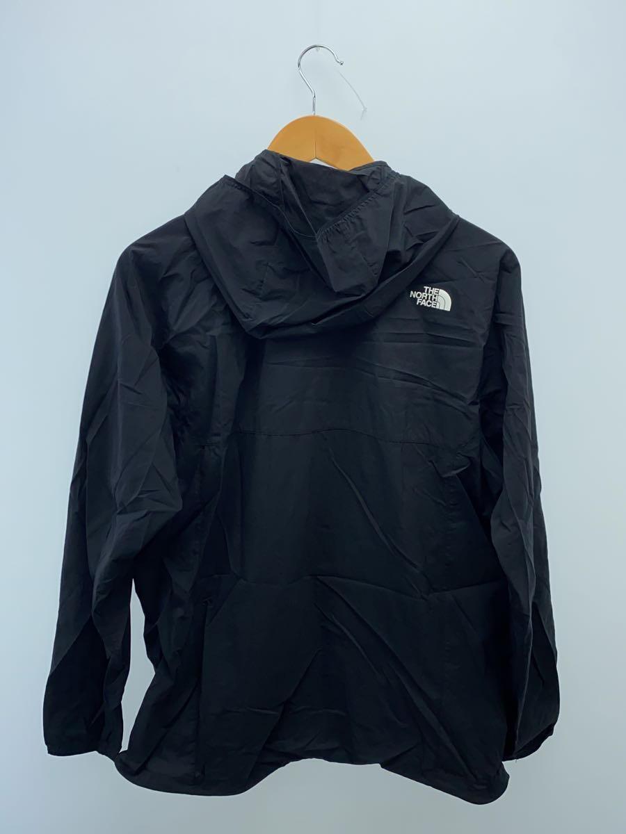 THE NORTH FACE◆ANYTIME WIND HOODIE_エニータイムウィンドフーディ/L/ナイロン/BLK/無地_画像2