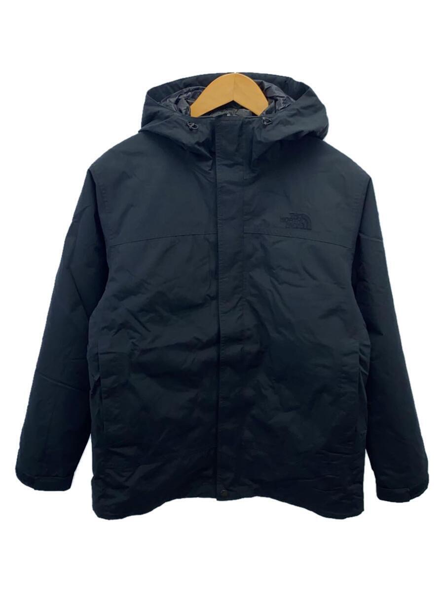 THE NORTH FACE◆CASSIUS TRICLIMATE JACKET_カシウストリクライメイトジャケット/M/ナイロン/BLK/無地