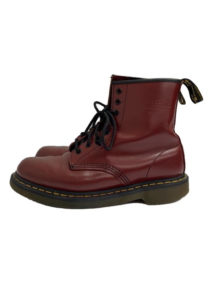 Dr.Martens◆ブーツ/UK7/ボルドー/赤/レザー/8ホール