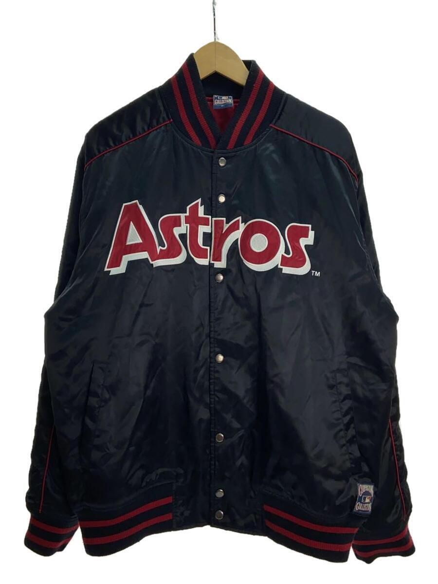 Astros/スタジャン/XL/ナイロン/BLKの画像1