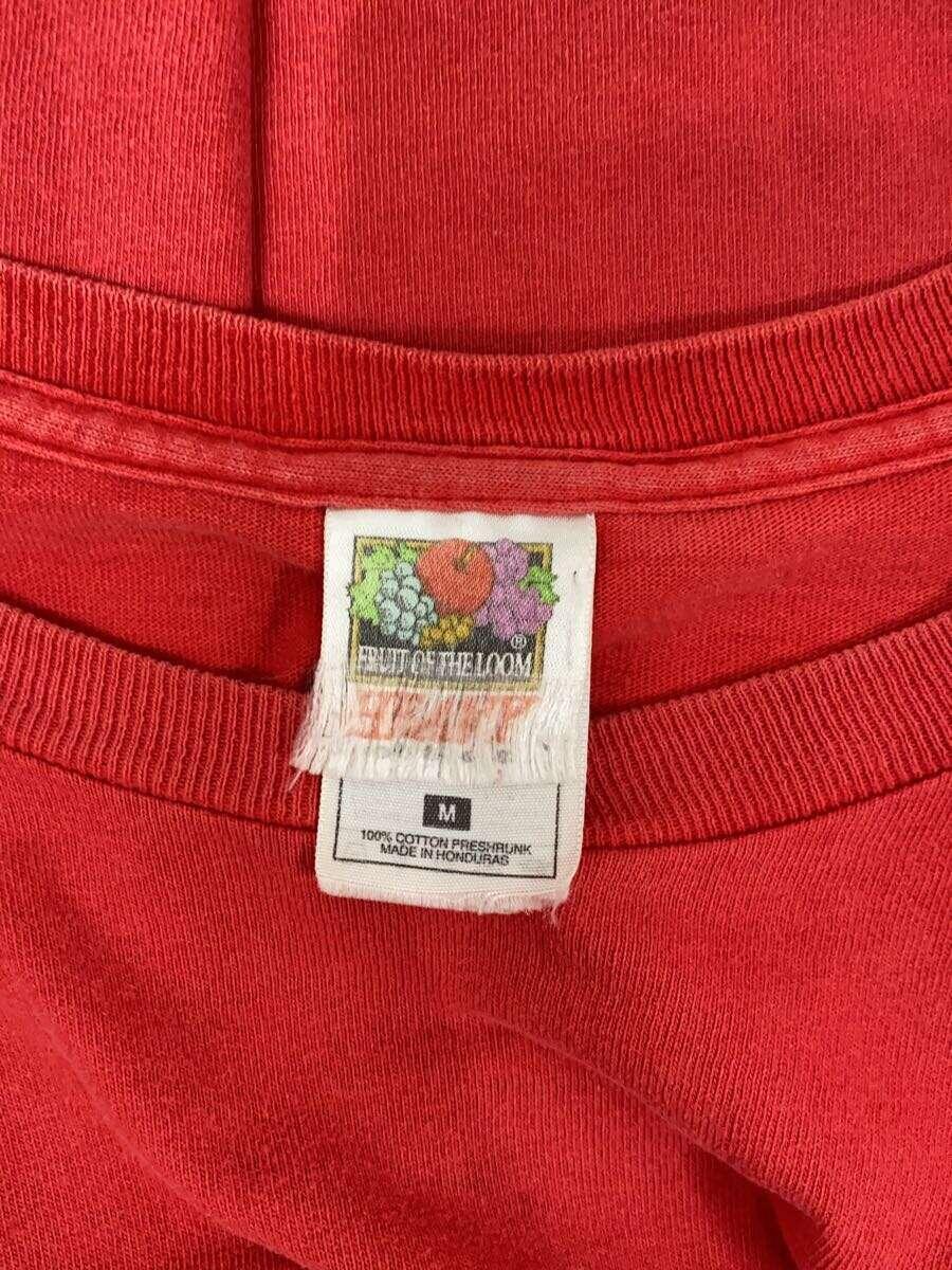 FRUIT OF THE LOOM◆Tシャツ/M/-/RED_画像3