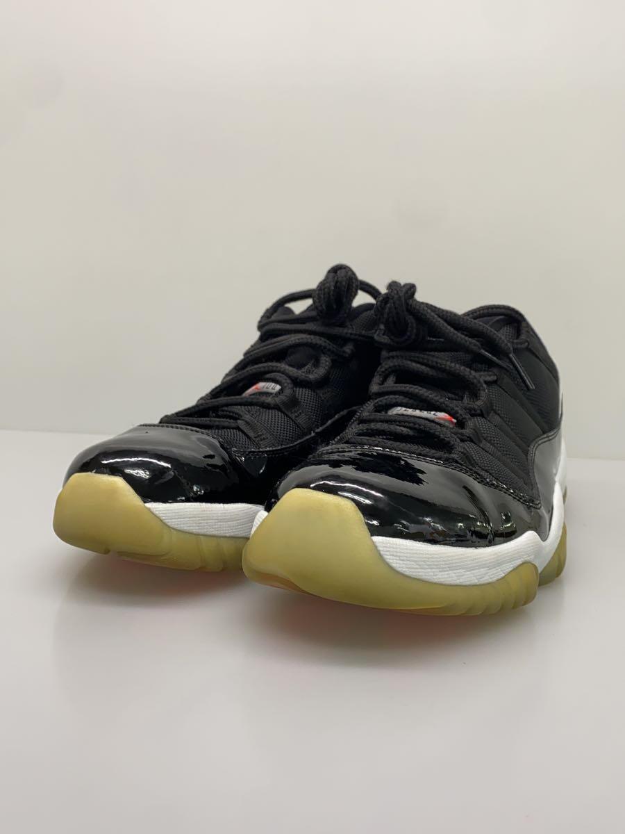 NIKE◆AIR JORDAN 11 RETRO LOW/エアジョーダンレトロロー/ブラック/528895-023/27.5_画像2