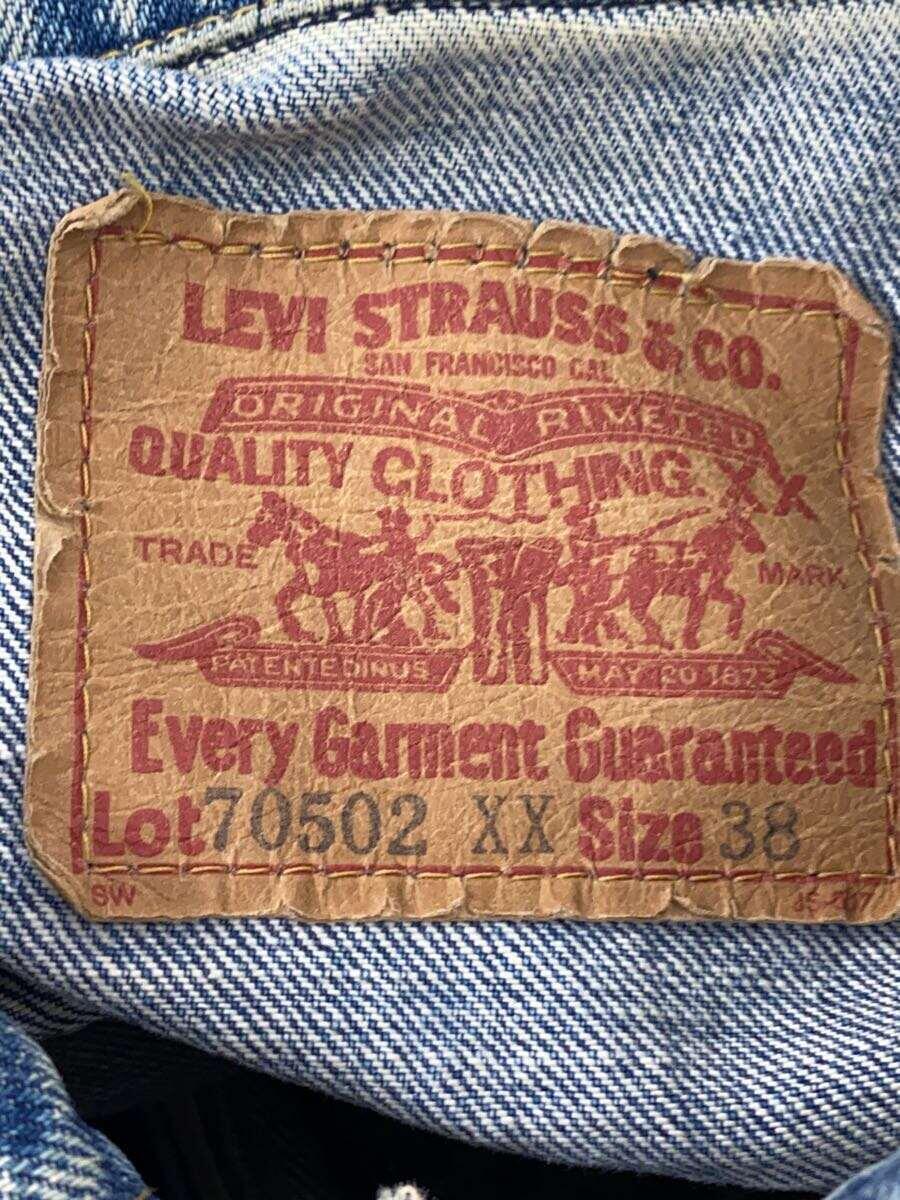 Levi’s◆90s/1st復刻/Gジャン/38/デニム/IDG/70502XX_画像3