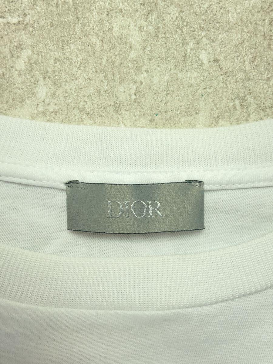 Dior HOMME◆Tシャツ/S/コットン/WHT/923J611B0533_画像3