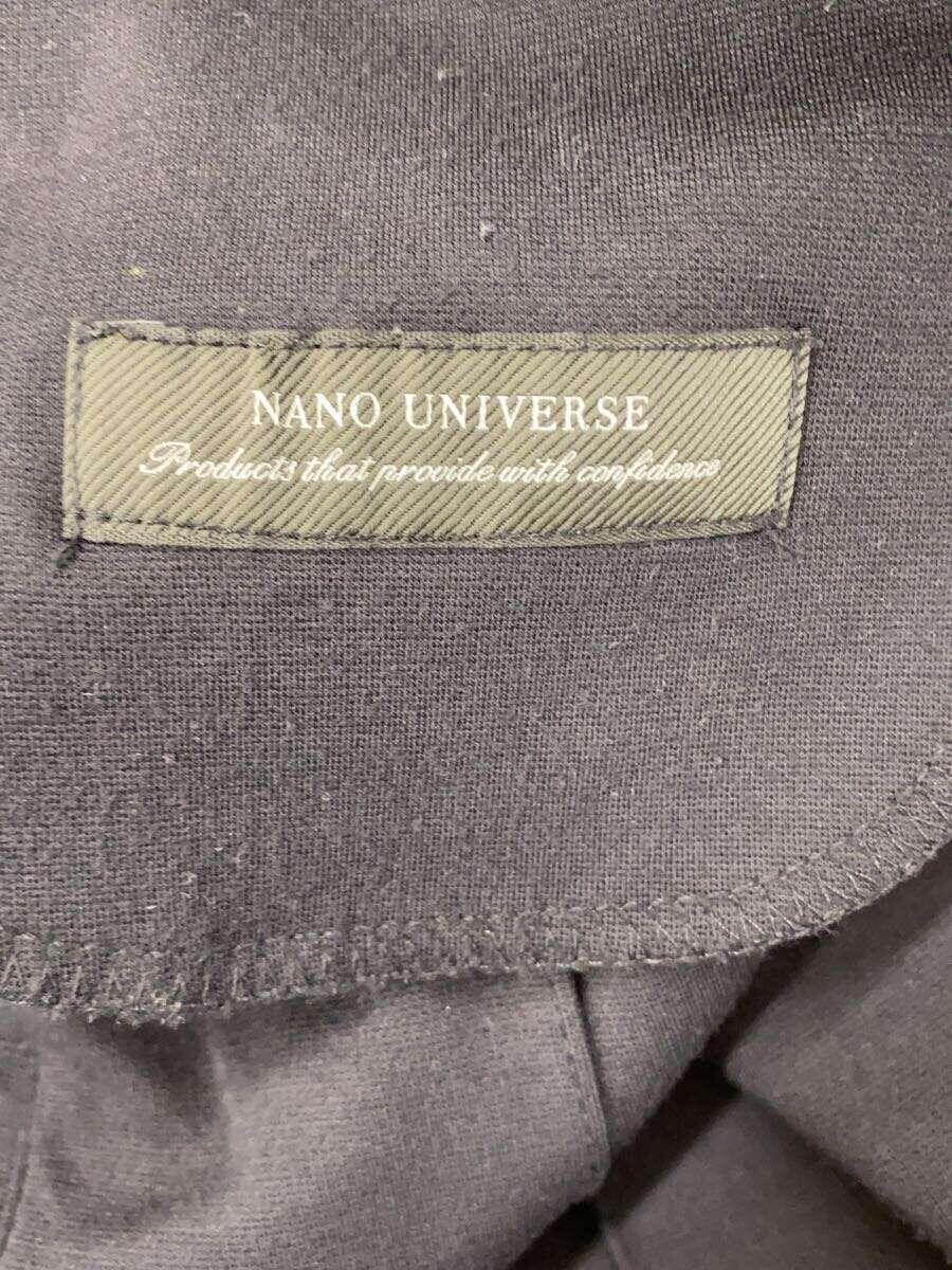 nano universe◆ストレートパンツ/L/レーヨン/BLK/668-0227015_画像3