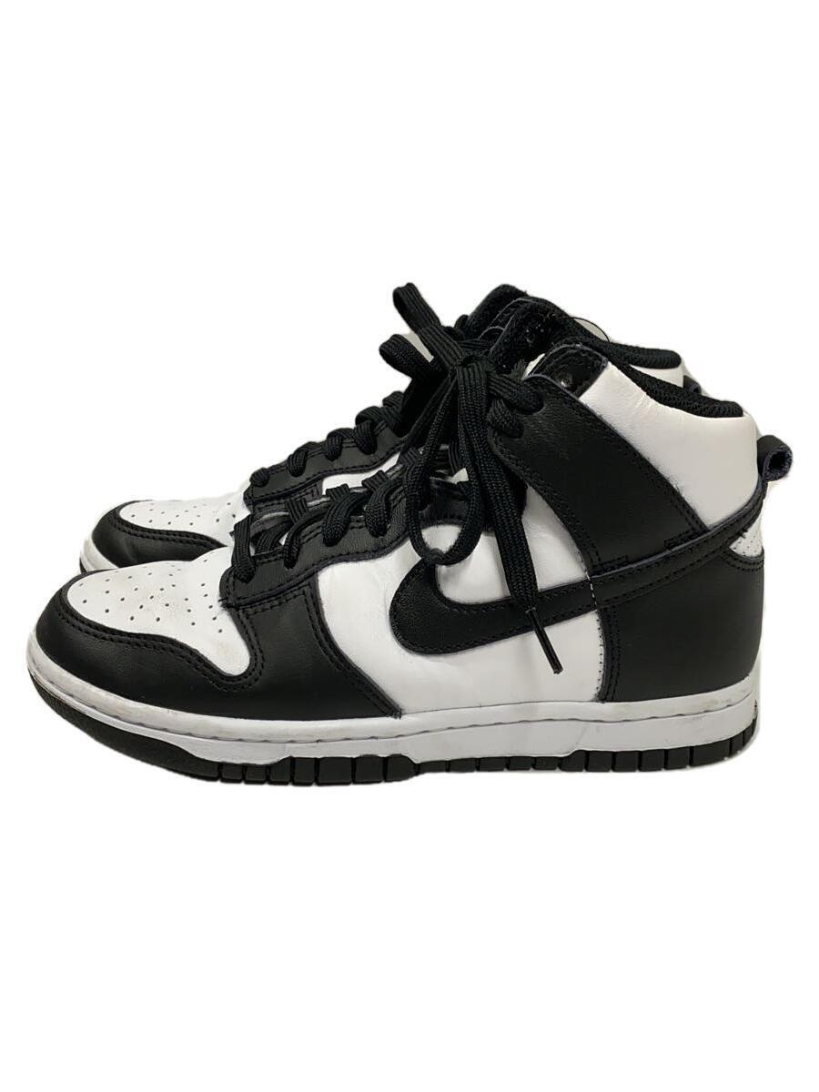 NIKE◆DUNK HIGH_ダンク ハイ/22.5cm/WHT/レザー_画像1