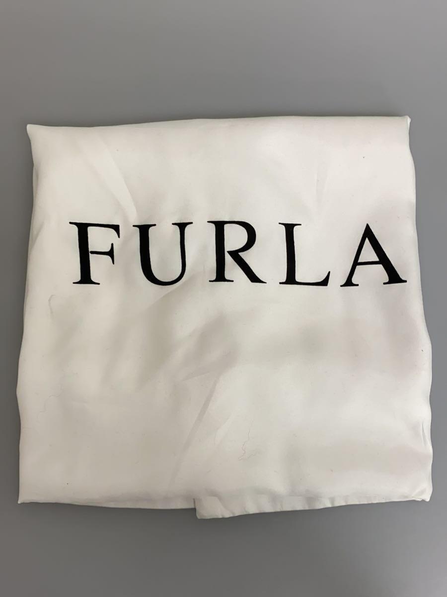 FURLA◆ハンドバッグ/レザー/BLK/無地/G6453_画像7