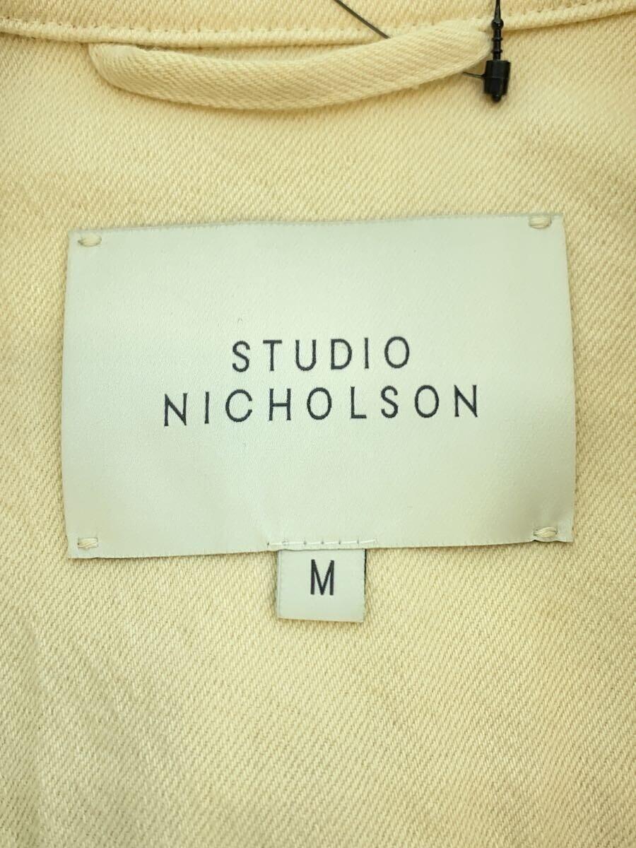 STUDIO NICHOLSON◆ジャケット/M/コットン/CRM/SN-403_画像3