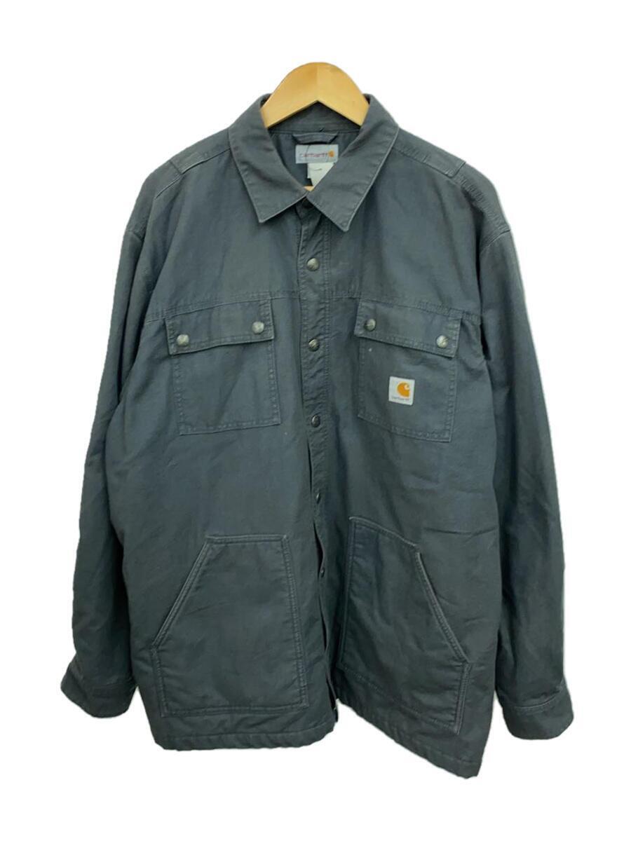 Carhartt◆ジャケット/XL/コットン/GRY/101751/全体的に使用感有_画像1