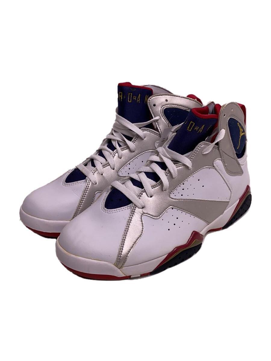 NIKE◆AIR JORDAN 7 RETRO/BARCELONA OLYMPIC/29cm/WHT/304775-171_画像2