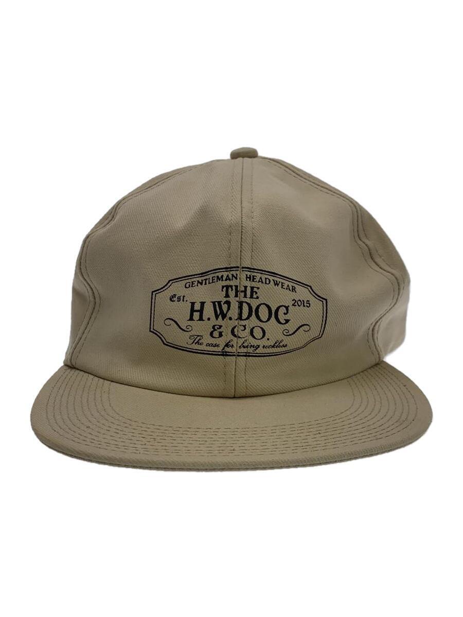 THE H.W.DOG&CO.◆キャップ/-/コットン/クリーム/メンズ/81-3-6427-9011