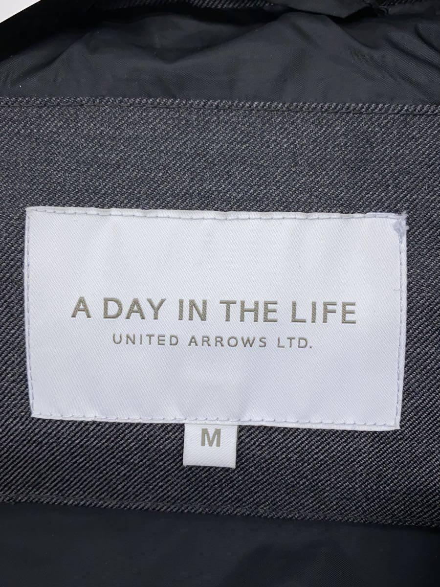 A DAY IN THE LIFE UNITED ARROWS◆ダウンジャケット/M/ウール/GRY_画像3