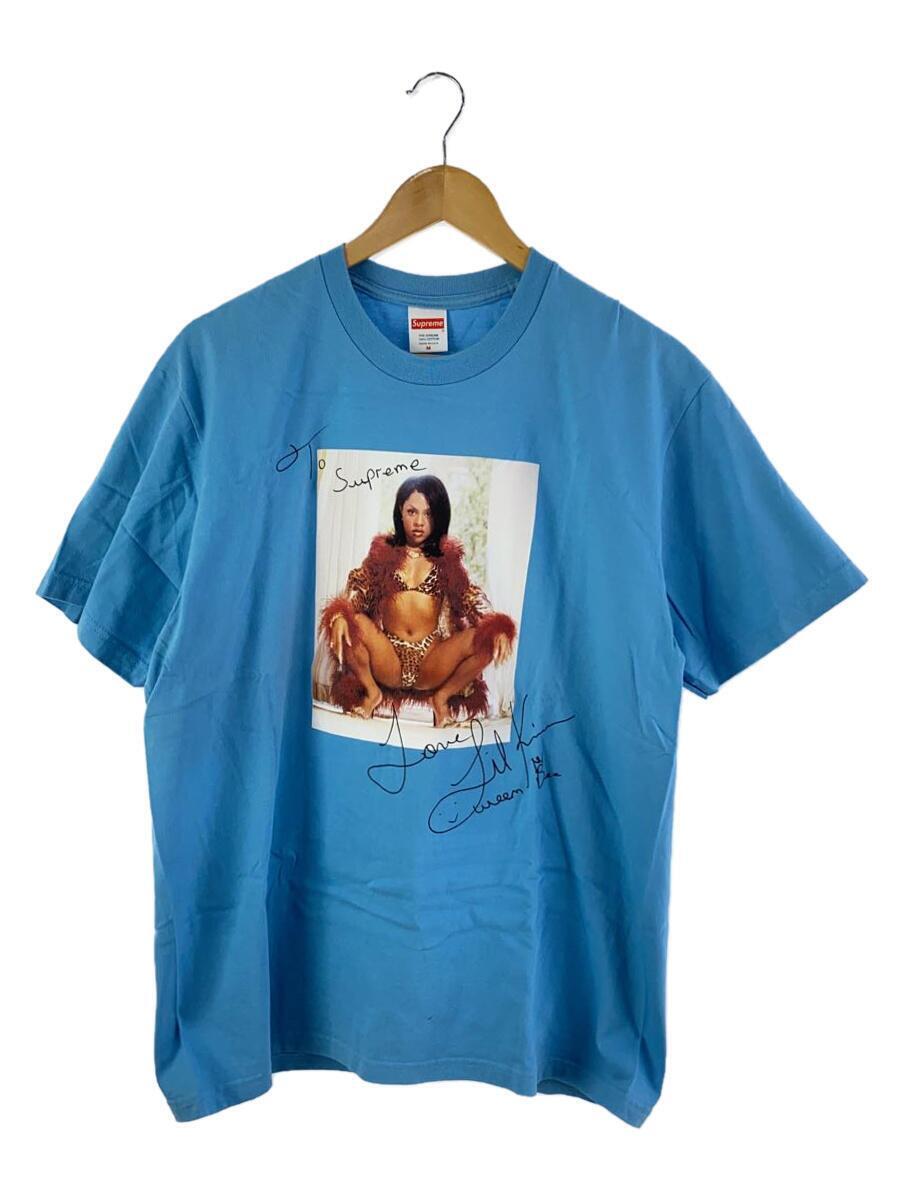 Supreme◆22SS/LiL Kim Tee/Tシャツ/M/コットン/ブルー