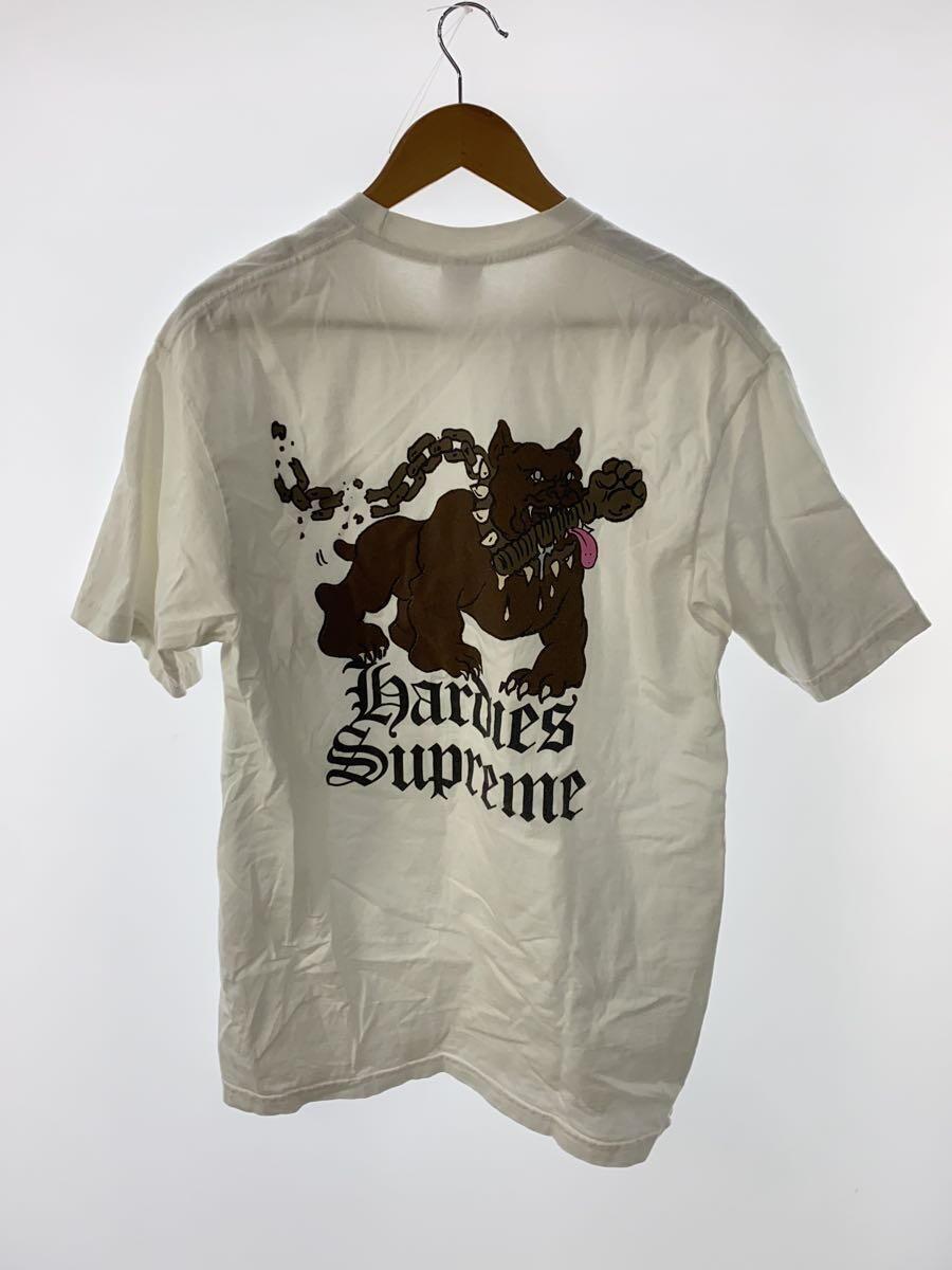 Supreme◆Tシャツ/L/コットン/WHT/プリント/23SS Hardies Dog Tee/毛玉有_画像2