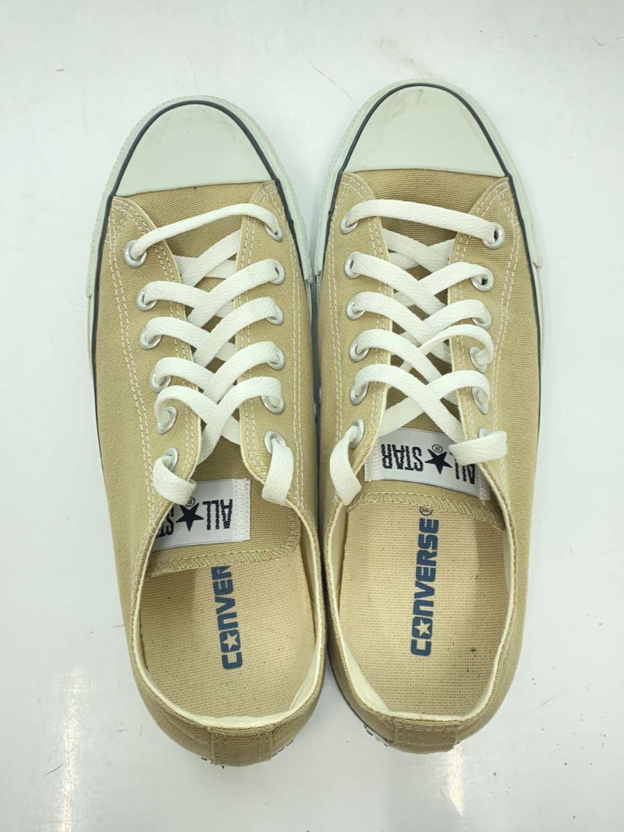 CONVERSE◆ローカットスニーカー/26.5cm/ベージュ/キャンバス/1CL129_画像3