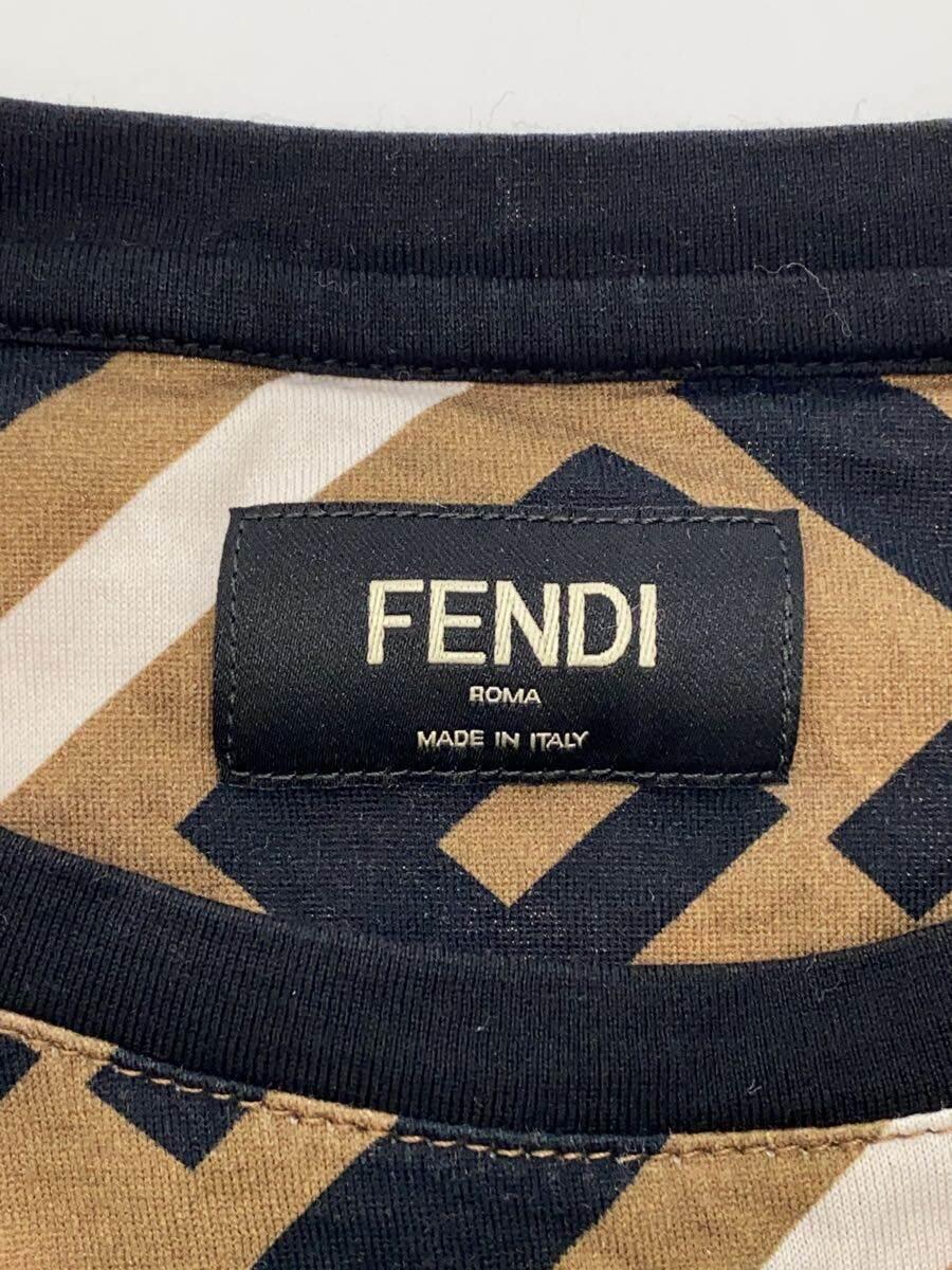 FENDI◆Tシャツ/XL/コットン/CML/総柄/FY0894 A7A8_画像3