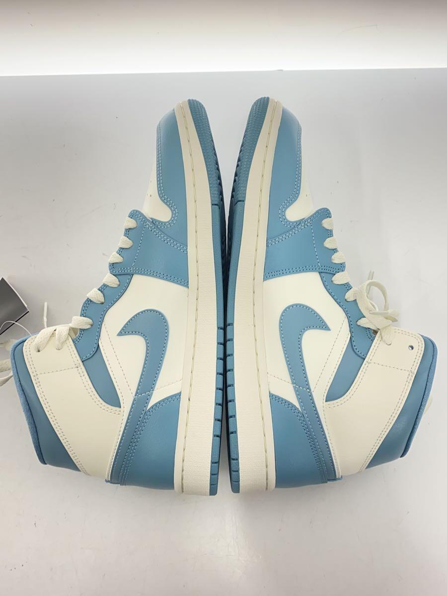 NIKE◆AIR JORDAN 1 MID_エア ジョーダン 1 ミッド/27.5cm/WHT_画像7