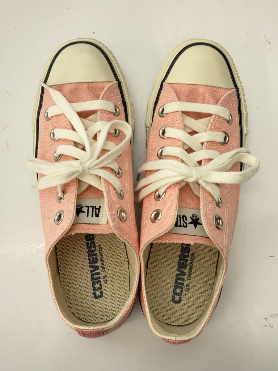 CONVERSE◆ローカットスニーカー/24cm/PNK/キャンバス/1SC939/オールスター_画像3