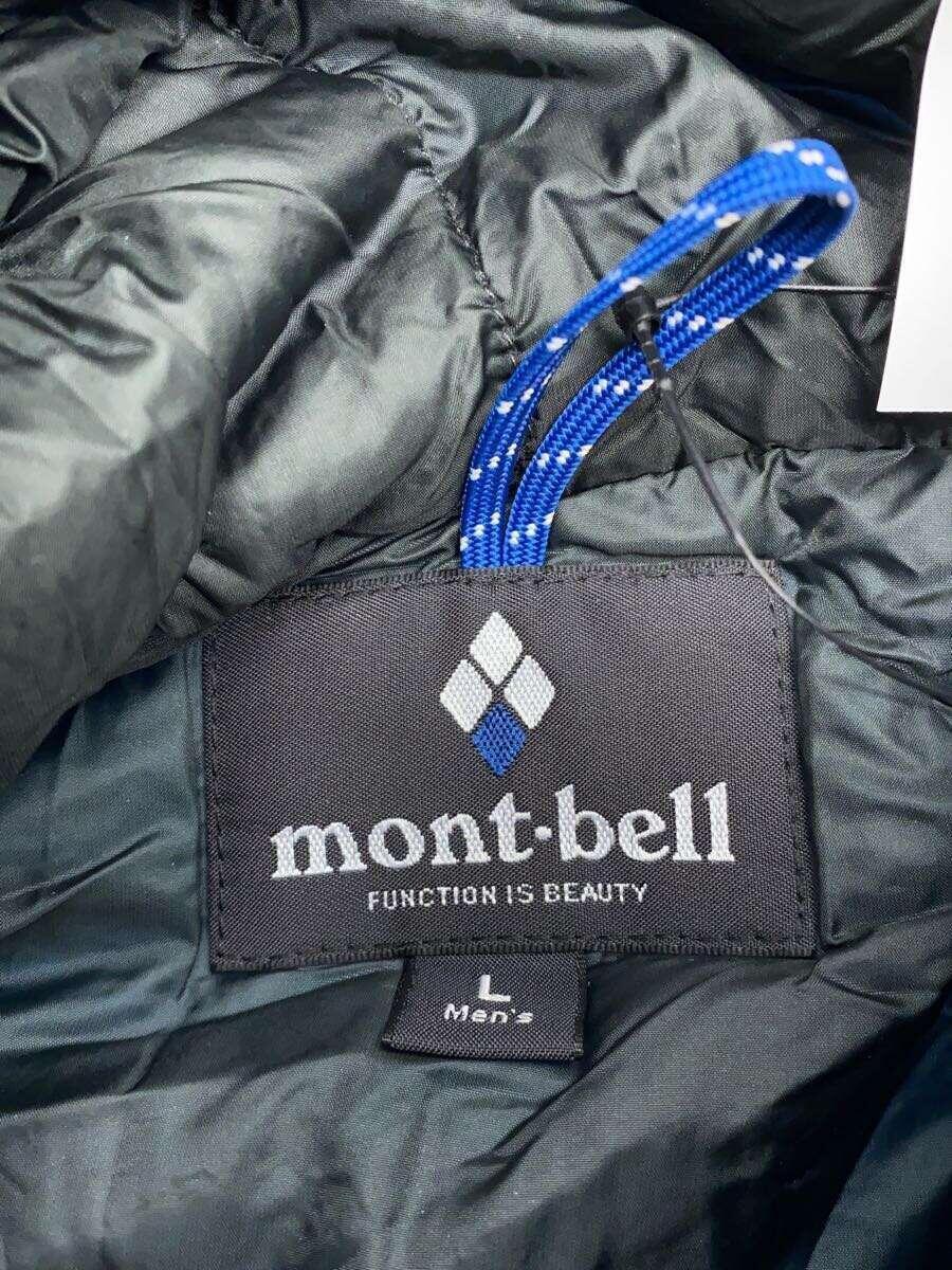 mont-bell◆フラットアイアンパーカ/L/ナイロン/BLU_画像3