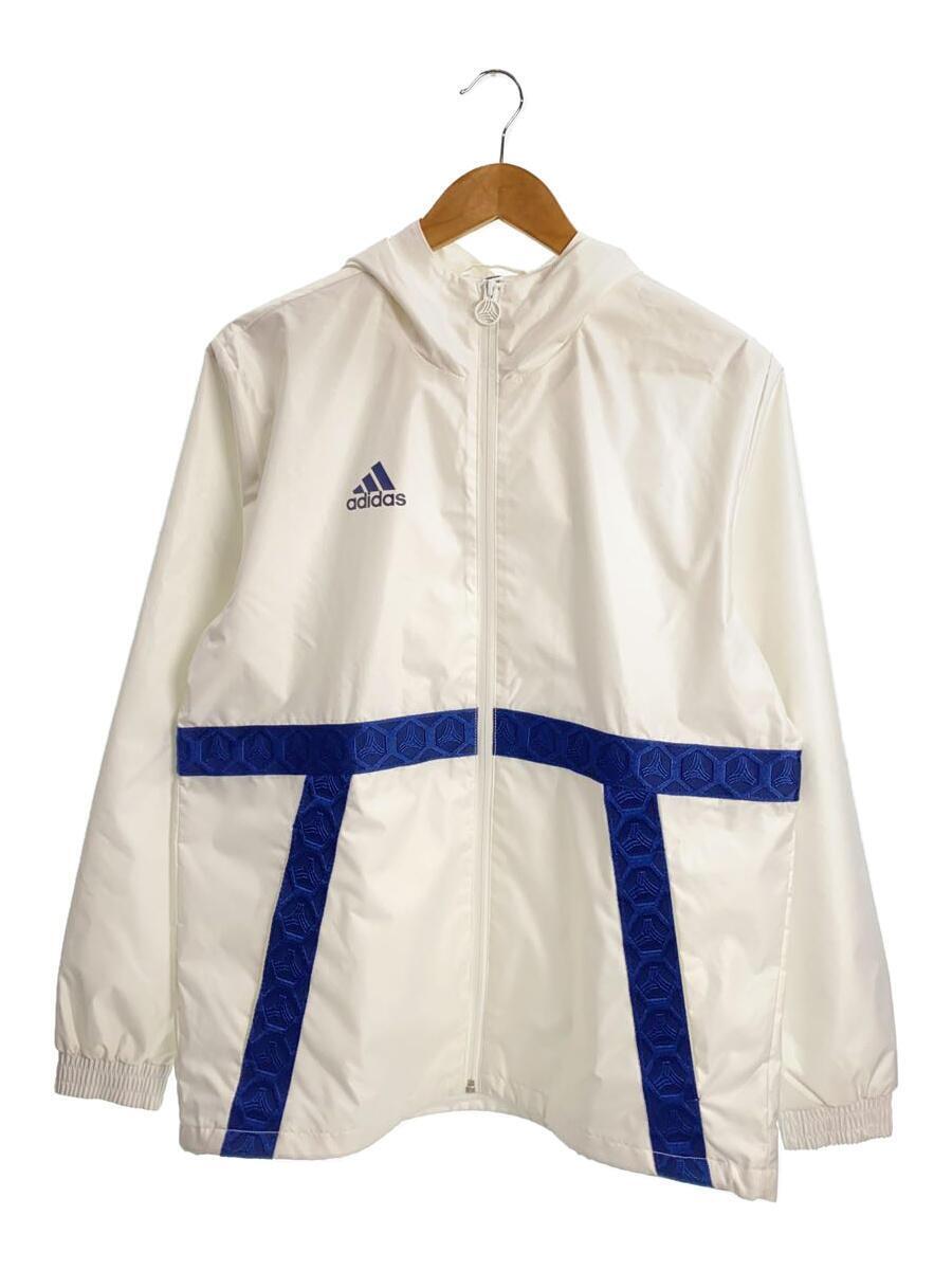 adidas◆パーカー/M/ポリエステル/WHT_画像1