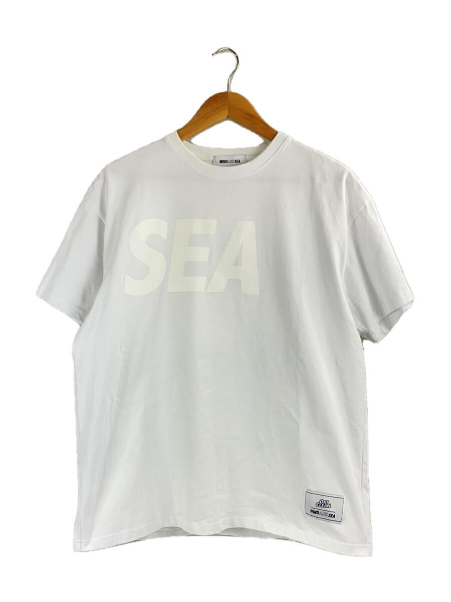 WIND AND SEA◆OXICLEANxWDS SUPER WHITE TEE/M/コットン/WHT/WDS-C-OXI-23-Q3-03