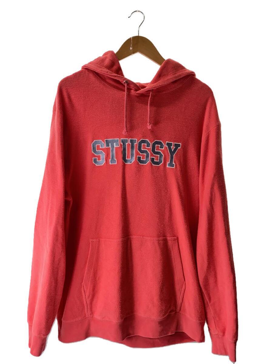 STUSSY◆パーカー/XL/コットン/PNK