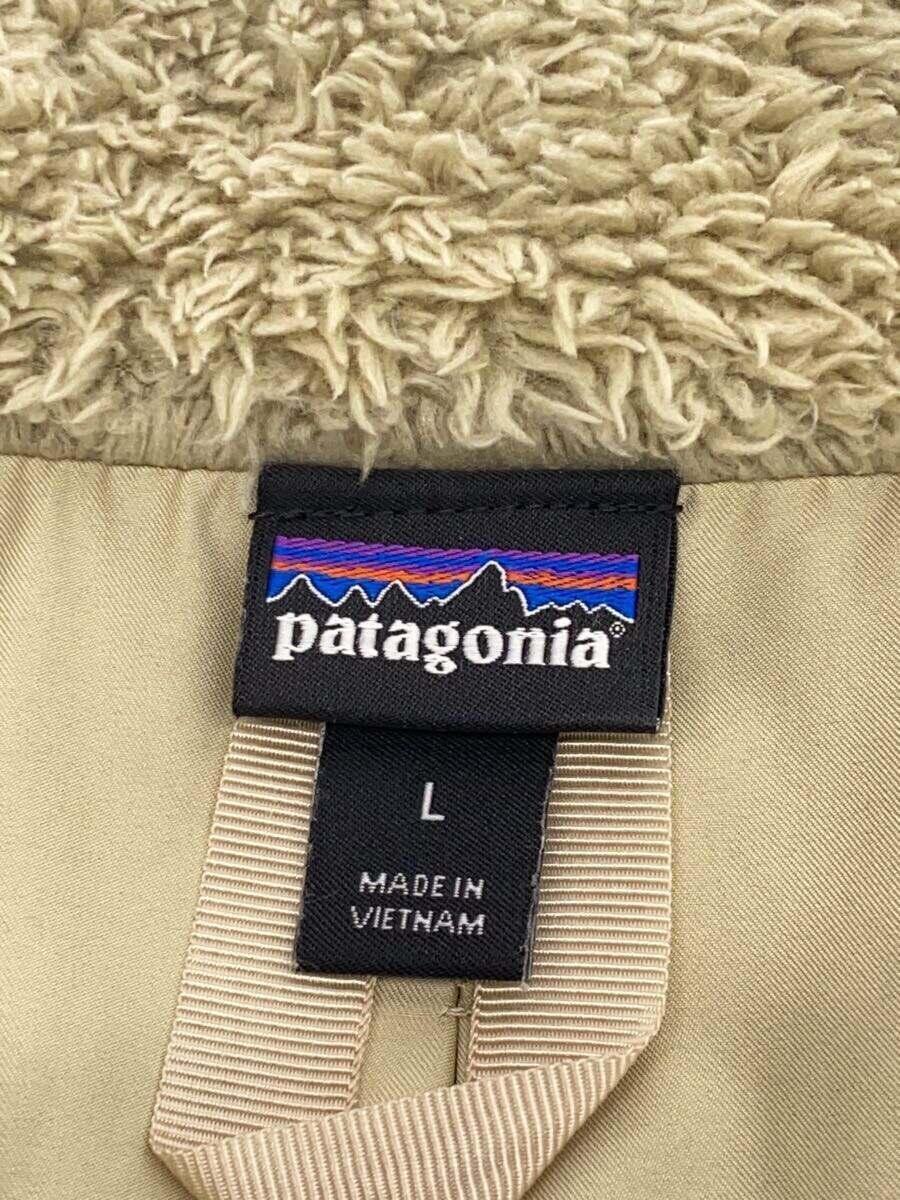 patagonia◆フリースジャケット/L/ポリエステル/BEG/25212FA21_画像3