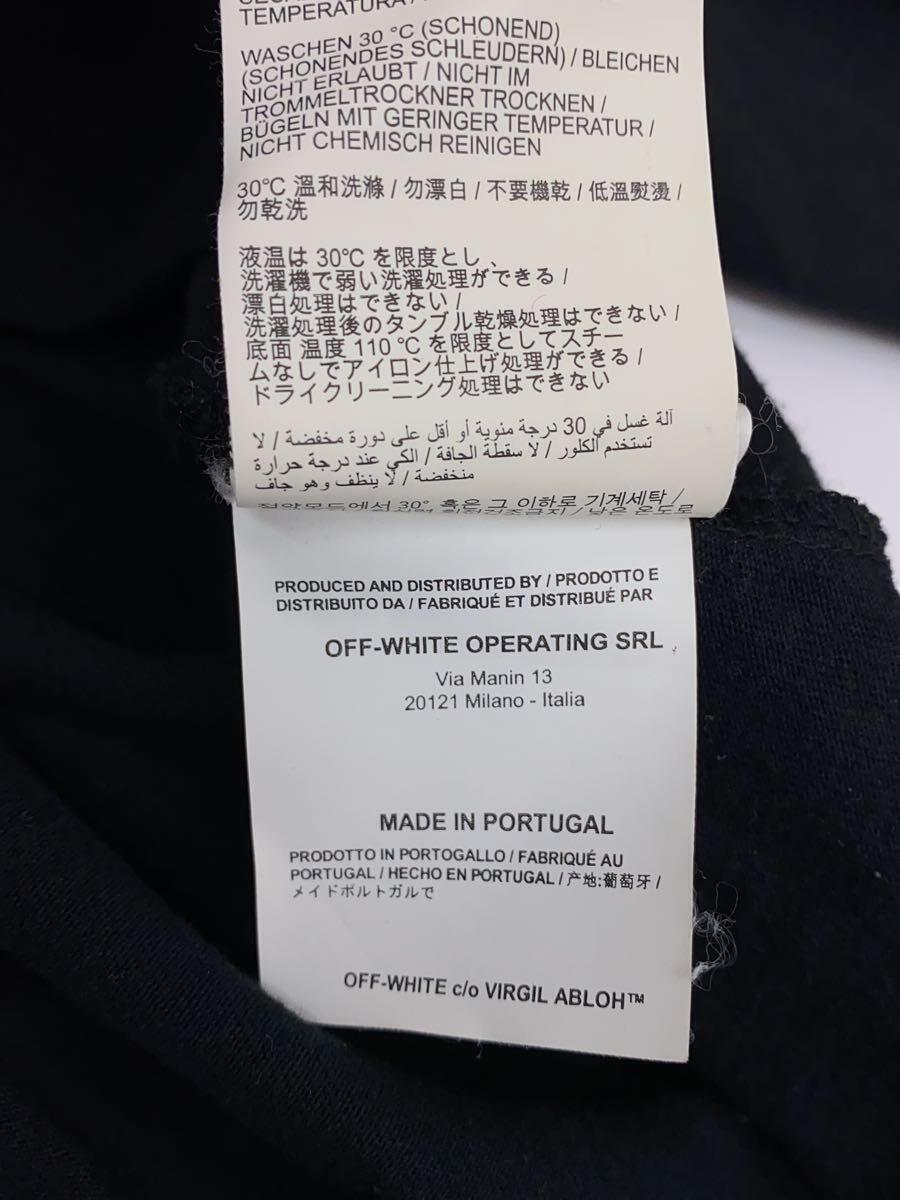 OFF-WHITE◆Tシャツ/XS/コットン/BLK/omaa038e19185001_画像5
