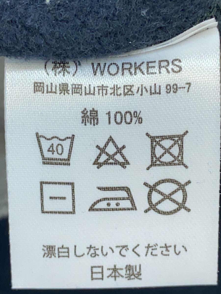 WORKERS◆スウェット/S/コットン/NVY/無地//_画像4