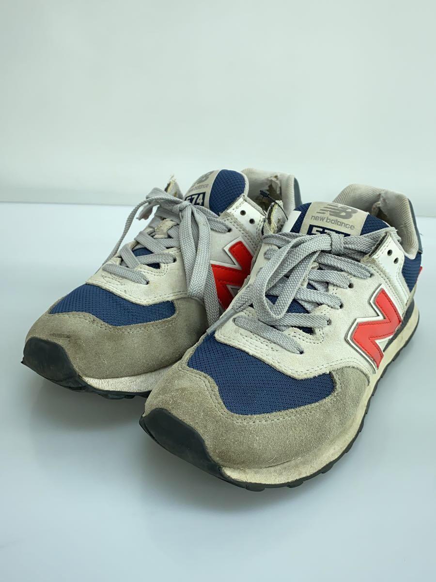 NEW BALANCE◆ML574/グレー/24.5cm/GRY_画像2