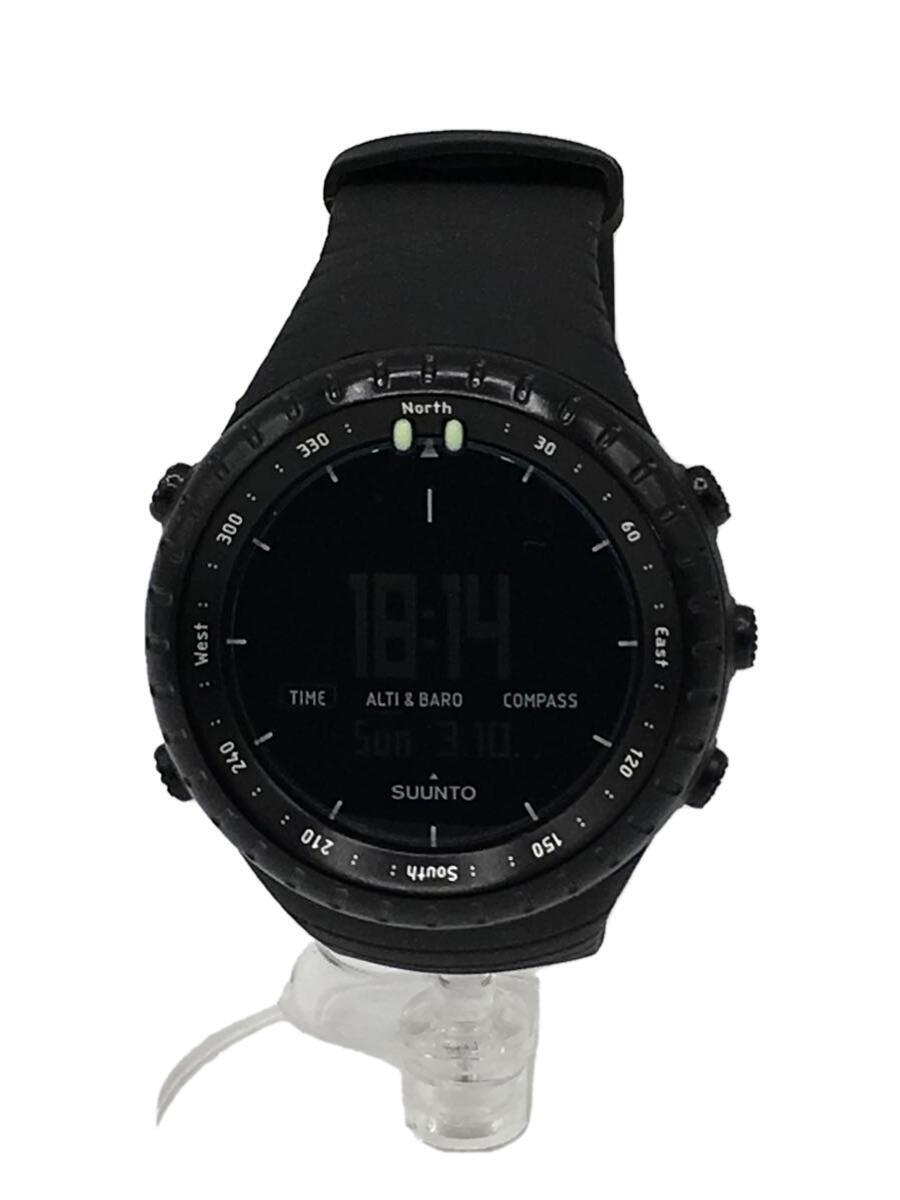 SUUNTO◆クォーツ腕時計/デジタル/ラバー/BLK/BLK/CORE_画像1