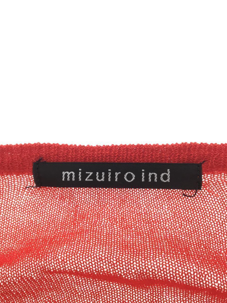 mizuiro ind◆カーディガン(薄手)/-/コットン/RED/無地/2-226709//_画像3