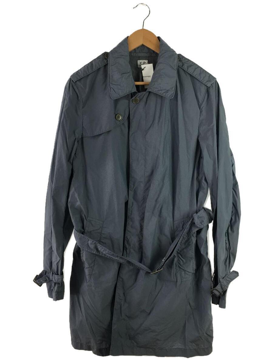 C.P.COMPANY* пальто с отложным воротником /50/ нейлон /BLU/ Италия производства / соотношение крыло 