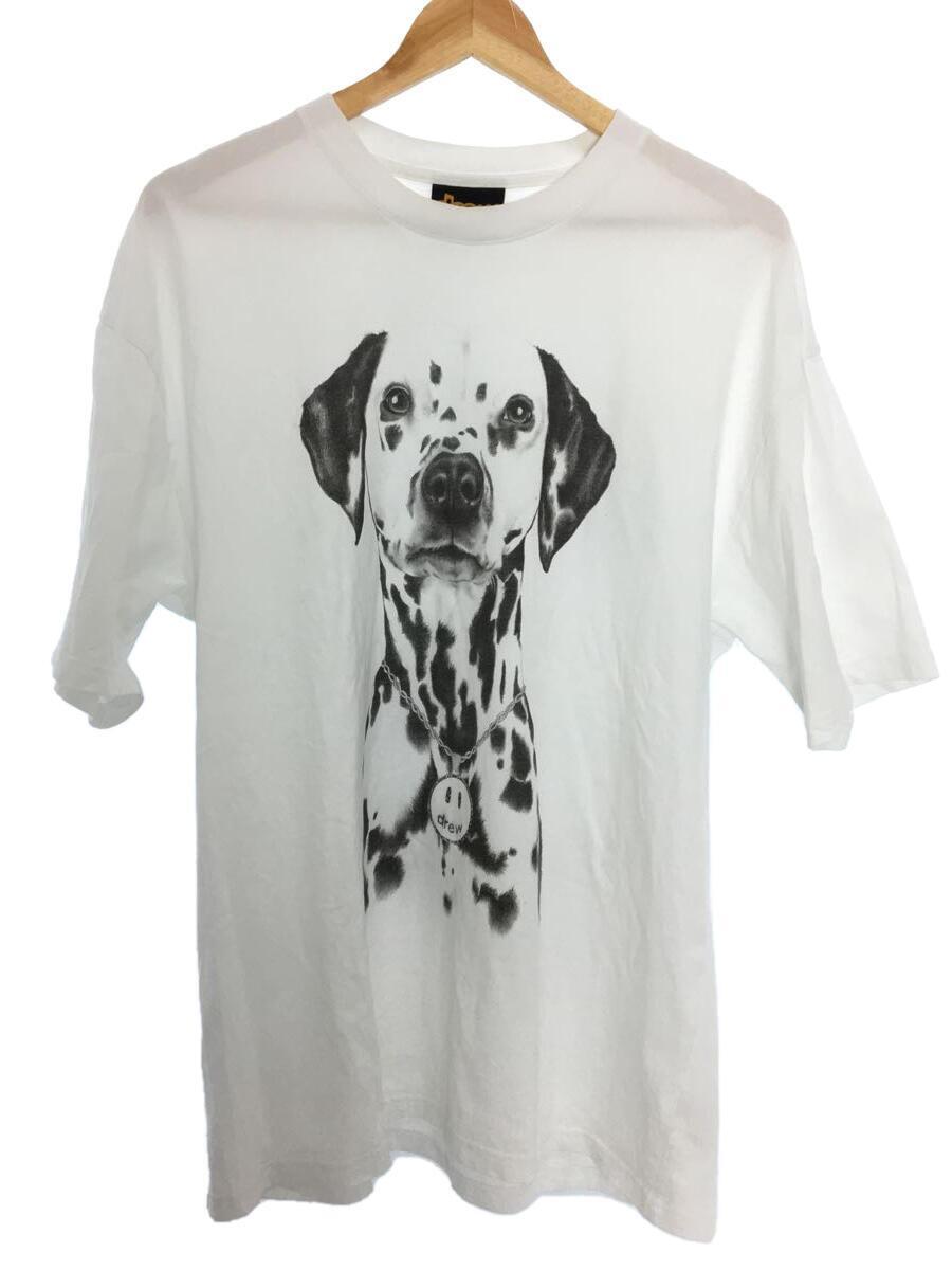 drew house◆drew house spot ss tee white/半袖Tシャツ/ダルメシアン/ホワイト/21SS/L//