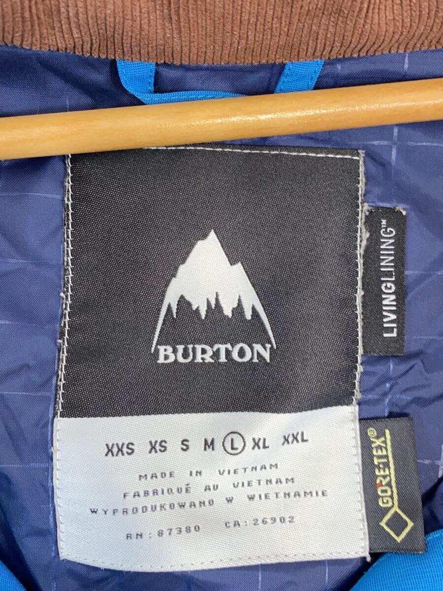 BURTON◆gore-tex/vinh long/ジャケット/L/ポリエステル/BLU//_画像3