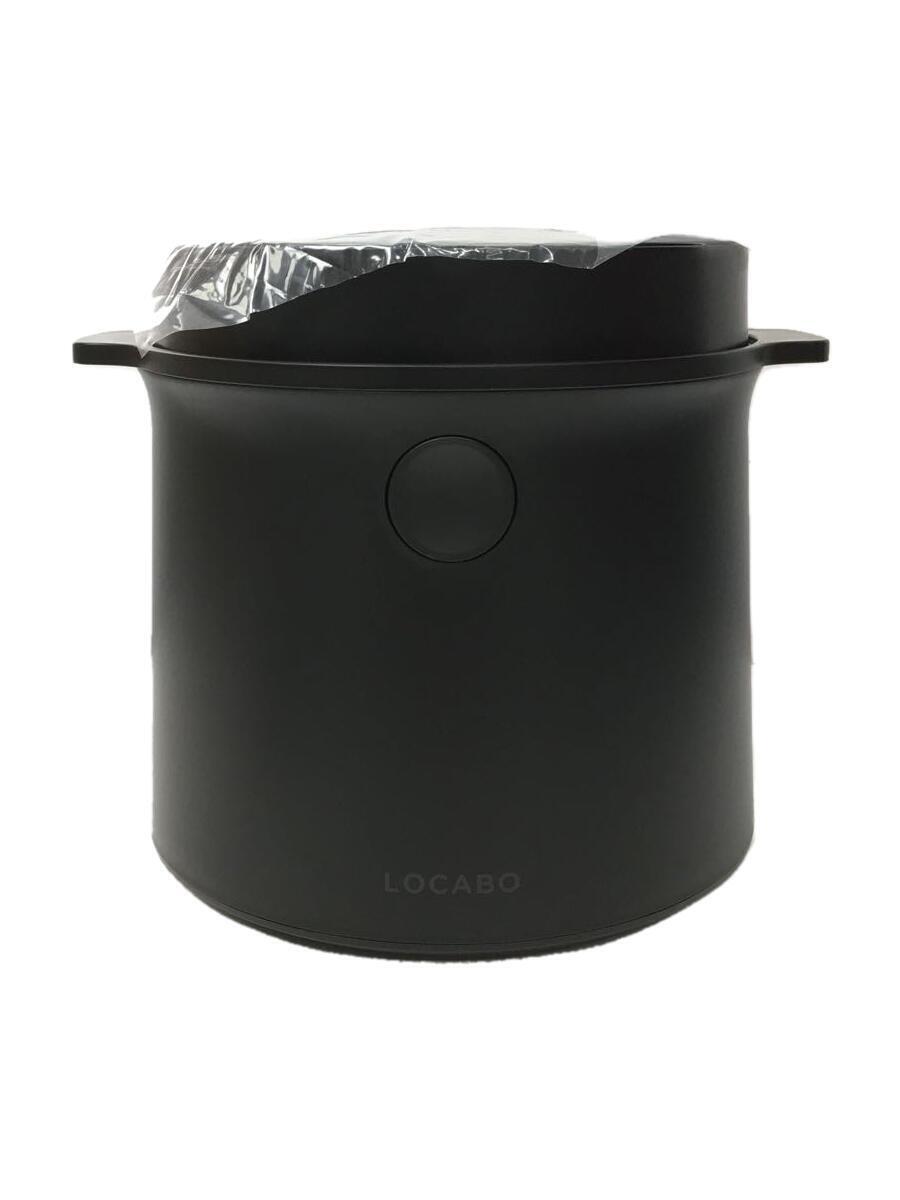 LOCABO◆炊飯器 JM-C20E/21100002/ブラック/黒/2022年/５合//