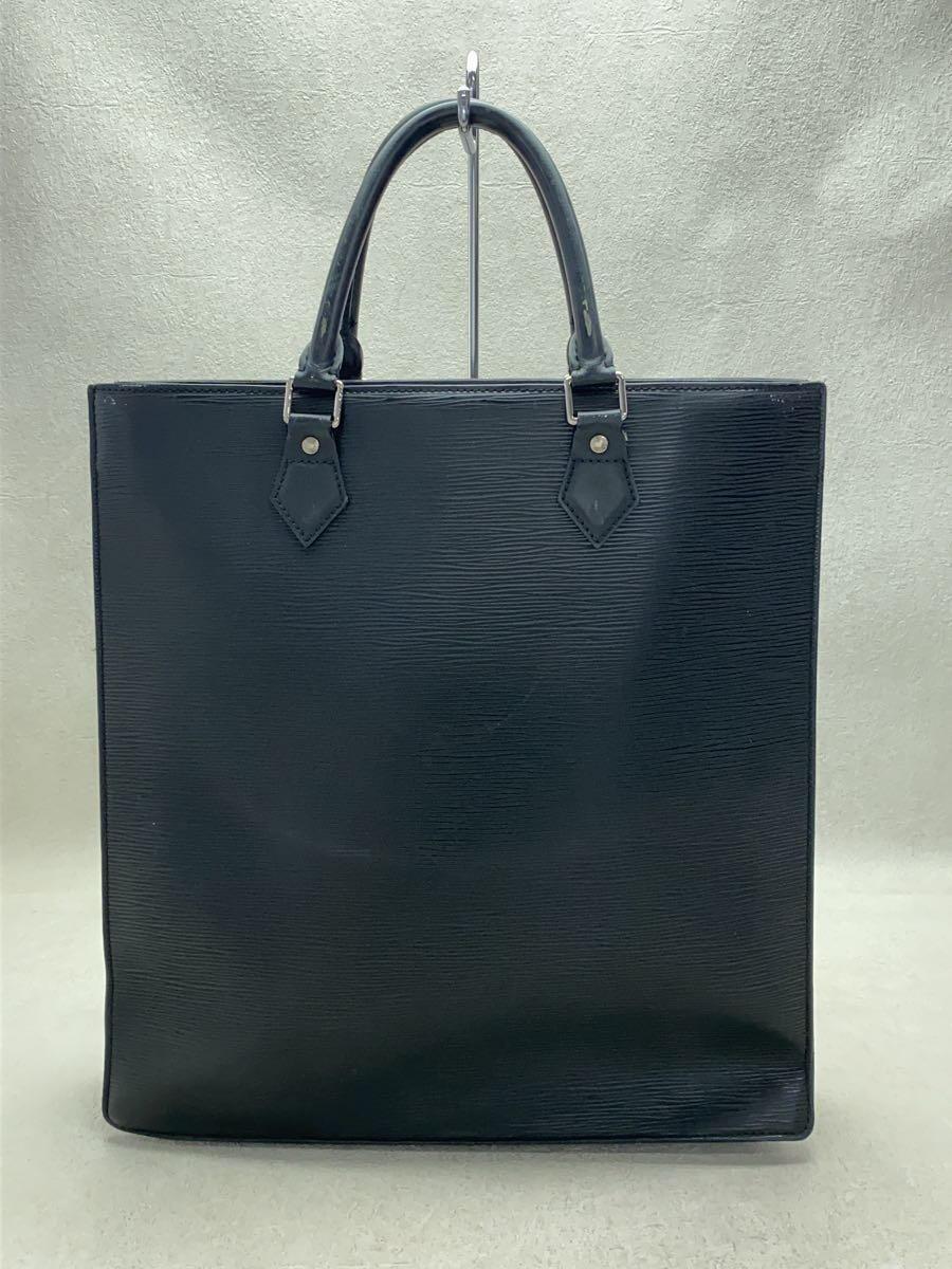 LOUIS VUITTON◆サック・プラ_エピ_BLK/レザー/BLK//_画像3