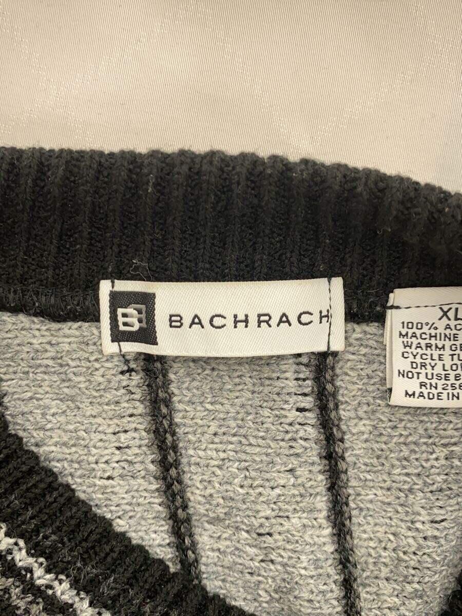 Bachrach◆セーター(厚手)/XL/アクリル/GRY_画像3